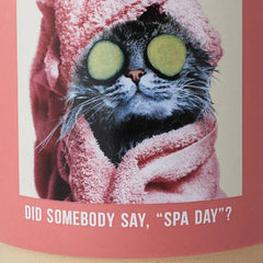 Cat Spa Day Funny Mug, 16 oz.