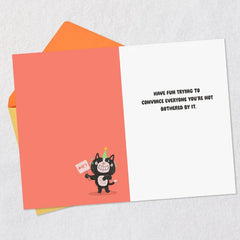 Not Bothered By It Funny 30th Birthday Card