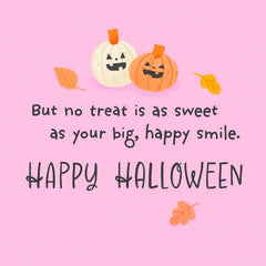 Sweet as Your Smile Halloween Card for Granddaughter