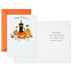 Nostalgic Critters Assorted Halloween Cards, Pack of 8