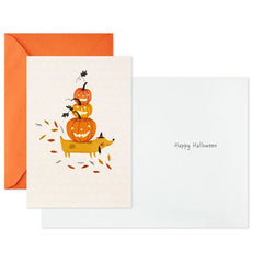 Nostalgic Critters Assorted Halloween Cards, Pack of 8