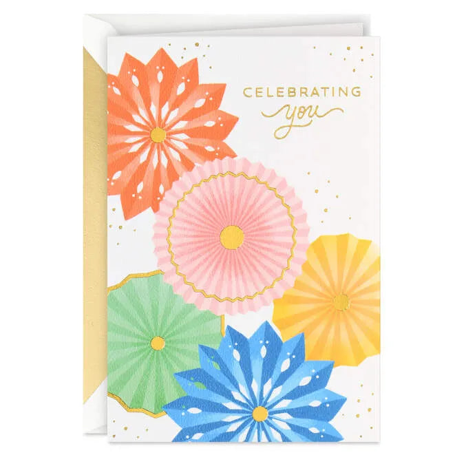 Celebrating You Birthday Card