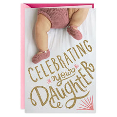 Celebrating Your Daughter New Baby Card