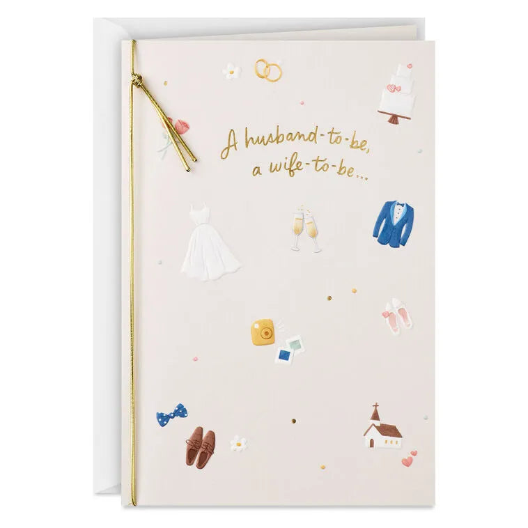 Happy Life-to-Be Wedding Shower Card for Bride and Groom