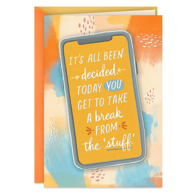 Take a Break Religious Encouragement Card