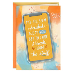 Take a Break Religious Encouragement Card