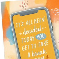 Take a Break Religious Encouragement Card