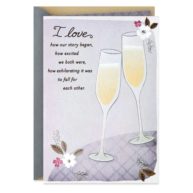 I Love Our Story Anniversary Card