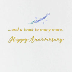 Cheers to Another Year Anniversary Card