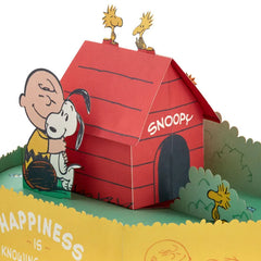 Peanuts® Charlie Brown and Snoopy Happiness Is 3D Pop-Up Card