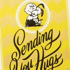 Peanuts® Charlie Brown and Snoopy Sending Hugs Get Well Card