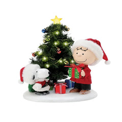Enesco Peanuts Christmas Time Is Here Light-Up Figurine, 9"