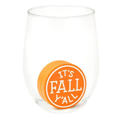 Charmers It's Fall Y'all Silicone Charm, 1.75" H