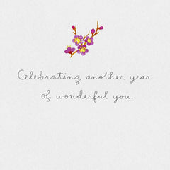 Another Year of Wonderful You Birthday Card