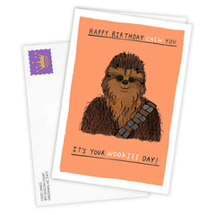 Star Wars™ Chewbacca™ Your Wookiee Day Custom Birthday Card