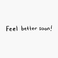 Just Eat It Funny Get Well Card