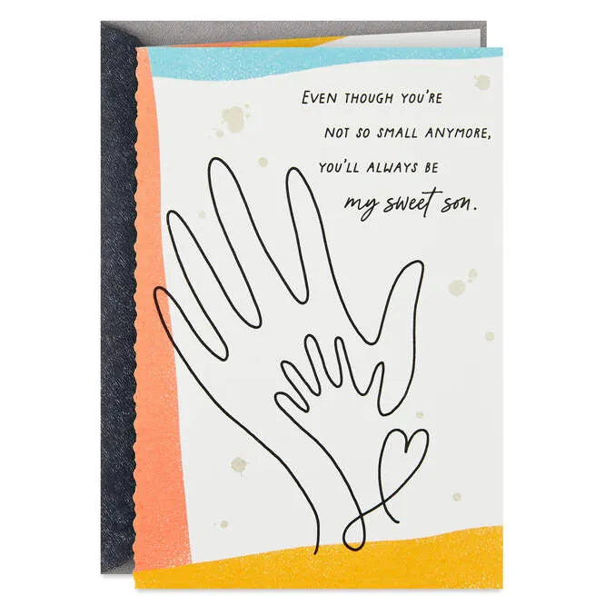You'll Always Be My Sweet Son Birthday Card From Mom