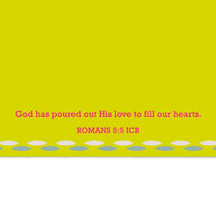 God's Love Shines Bright in You Religious Encouragement Card for Girl