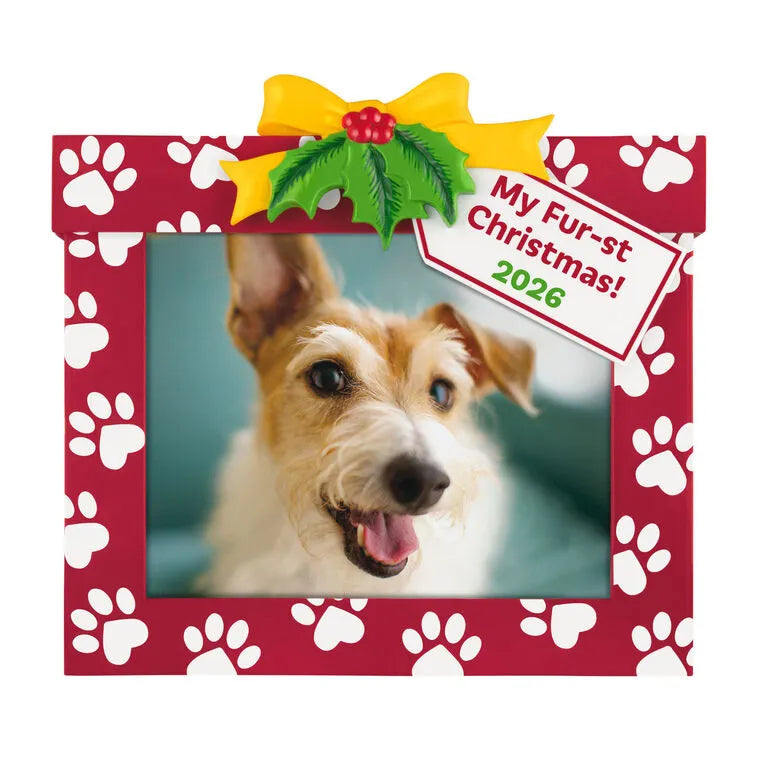 My Fur-st Christmas 2026 Personalized Ornament, Custom Photo