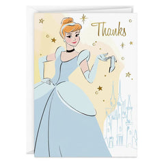 Disney Cinderella and Slipper Blank Thank You Notes, Pack of 10