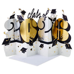 Jumbo Class of 2026 3D Pop-Up Graduation Card