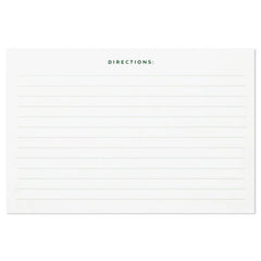 Classic Stripes Recipe Cards, Pack of 36