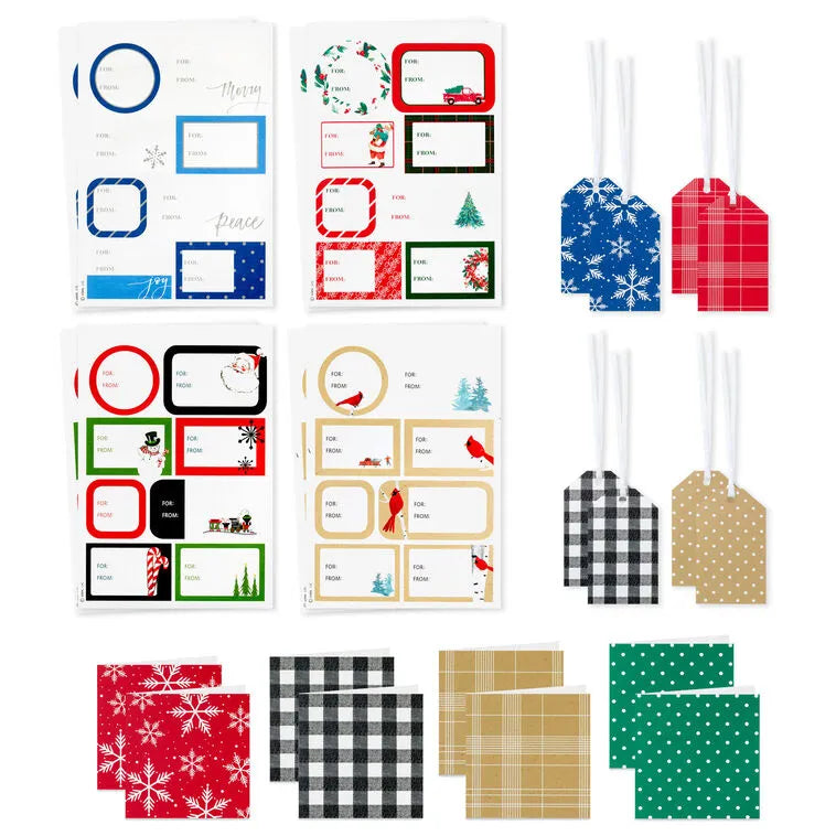 Classic and Elegant Christmas Gift Tag Kit