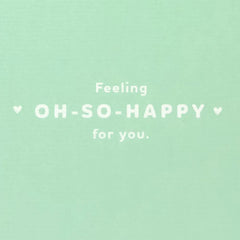 Feeling Oh-So-Happy For You Baby Shower Card for Two Moms