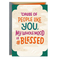 Blessed by People Like You Thank-You Card