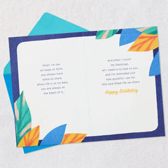 Your Love Is the Biggest Blessing Birthday Card for Husband