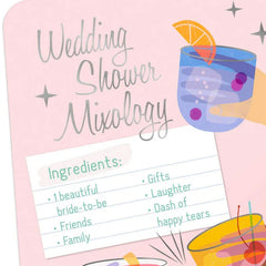 Mixology Wedding Shower Card for Her
