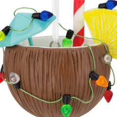 Festive Coconut Cocktail Hallmark Ornament