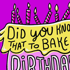 Pardon My Domestic Skills Funny Birthday Card