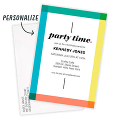 Party Time Invitation