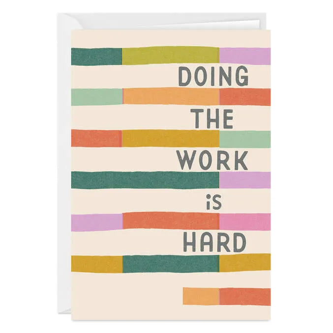 Your Hard Work Custom Encouragement Card