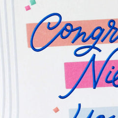 Time to Celebrate College Graduation Card for Niece