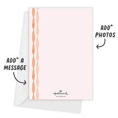 Party Streamers Flat Birthday Invitation
