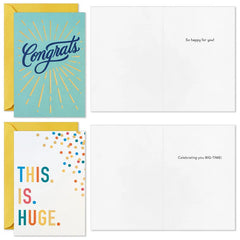Inspired Modern Boxed Assorted Congratulations Cards, Pack of 24