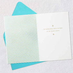 You Shine in So Many Ways Birthday Card