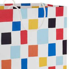 13" Colorful Checkered Large Gift Bag