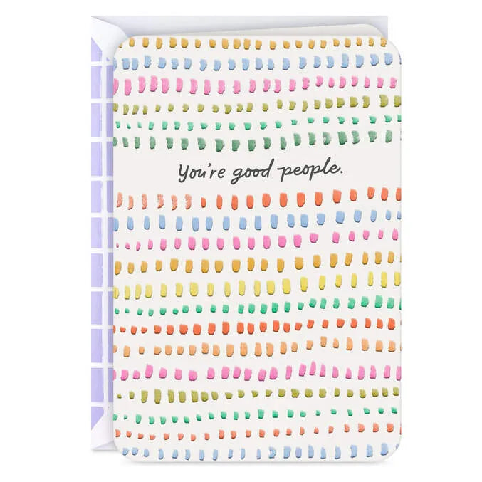 You're Good People Thank You Card