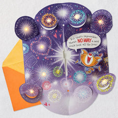 Love Explosion Funny Pop-Up Birthday Card With Sound