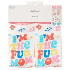 I'm the Fun Mom Novelty Crew Socks