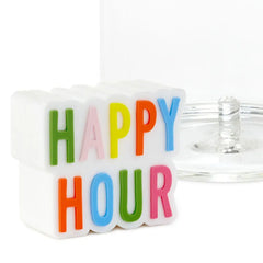 Charmers Happy Hour Silicone Charm, 1.3" H