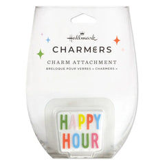 Charmers Happy Hour Silicone Charm, 1.3" H