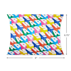 Angled All-Caps Happy Pillow Box