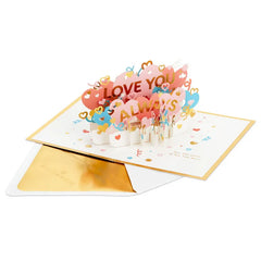 Love You Always 3D Pop-Up Love Card