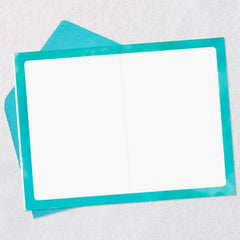 Colorful Hearts Blank Card