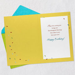 Only One You Ice Cream Scoops Religious Birthday Card