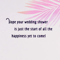 A Beautiful Beginning Wedding Shower Card